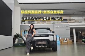 路虎同源基因+全铝合金车身 探店高能时尚户外方盒风云X3L