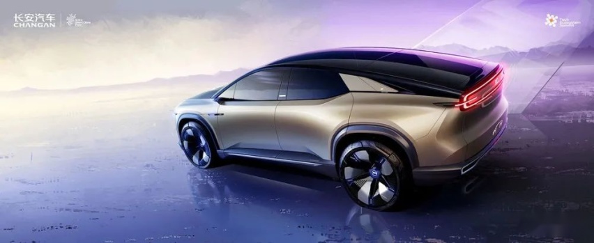 定位轿跑SUV 长安CD701原型车首发