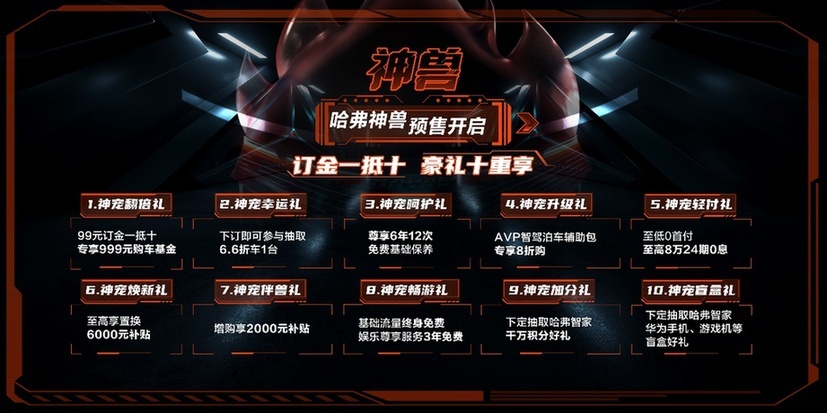 中国哈弗又一爆款开启预售 哈弗神兽13.2万元起霸气来袭