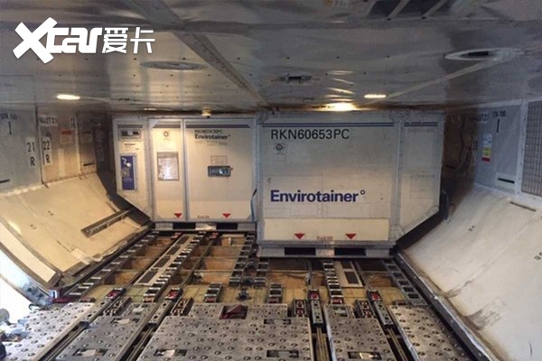 envirotainer rkn e1集装箱紧密地放置于飞机中合理高效地利用了整个