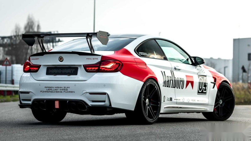 708匹、980牛米的宝马M4 Manhart改装M4 DTM