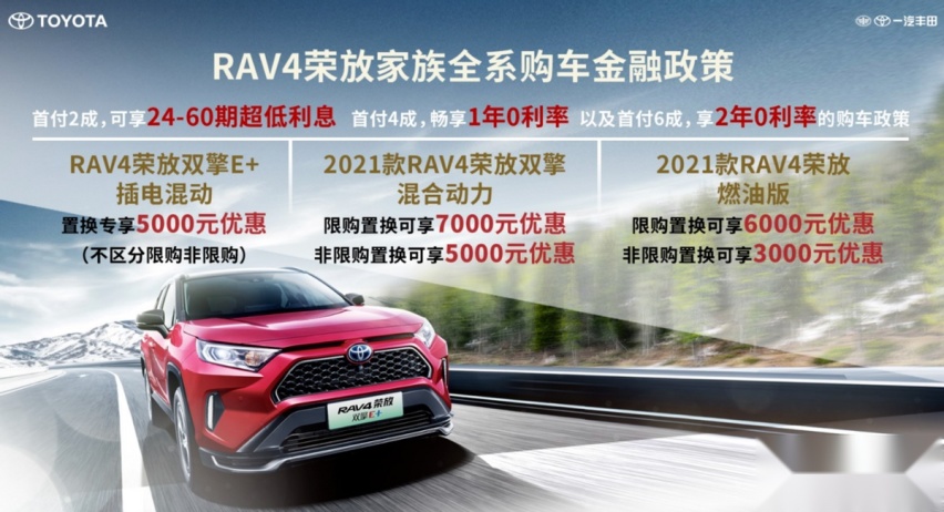 新车丨外观小改配置升级 2021款丰田RAV4荣放正式上市