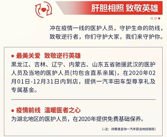 一汽丰田人全力以赴，盼山河无恙，愿人间皆安