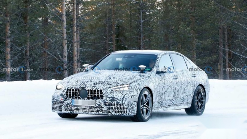 全新奔驰AMG C63谍照曝光，V8没了