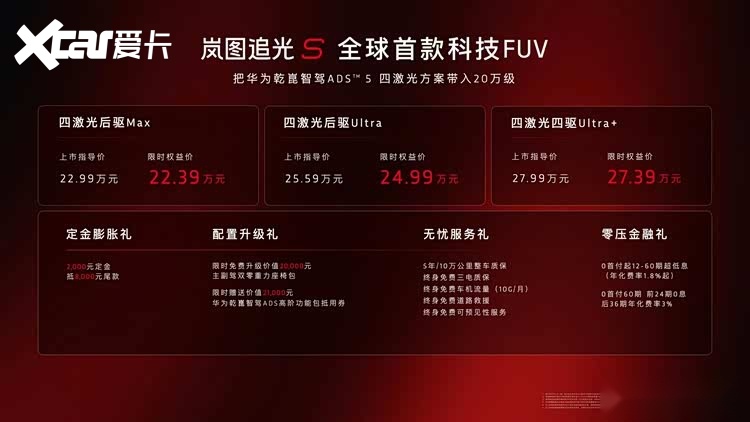 杨洋亲测不想下车！ 岚图追光S限时权益价22.39万起
