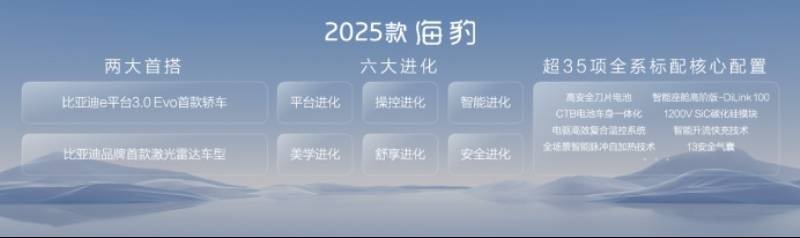 海豹IP上新，比亚迪2025款海豹、海豹07DM-i上市，加速新技术迭