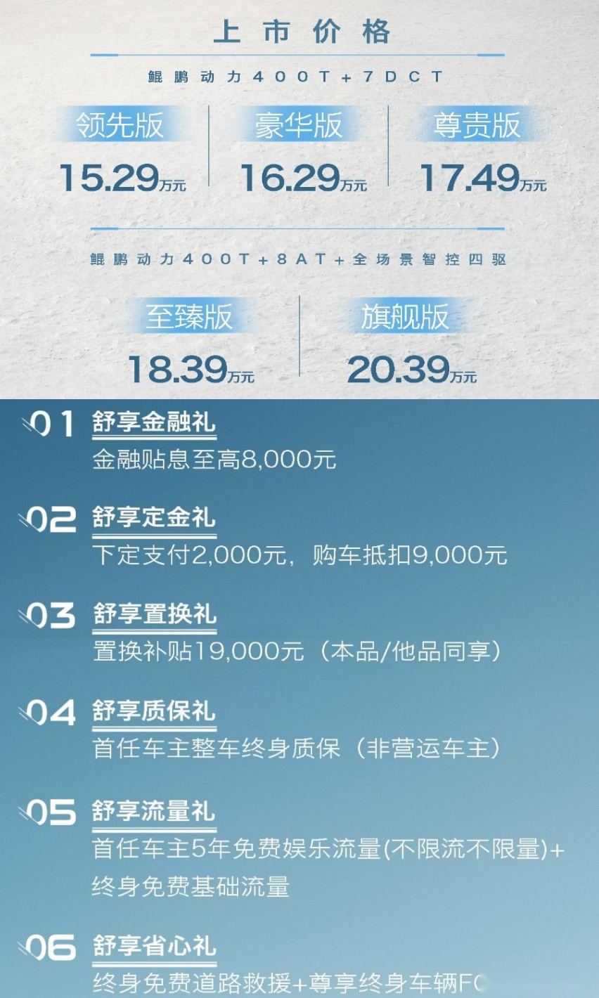 瑞虎家族旗舰，五座/七座/两驱/四驱可选，奇瑞瑞虎9正式上市