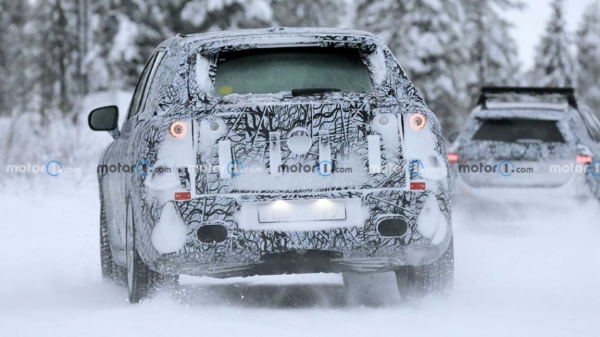 奔驰EQS SUV雪地测试谍照曝光 续航或超605km