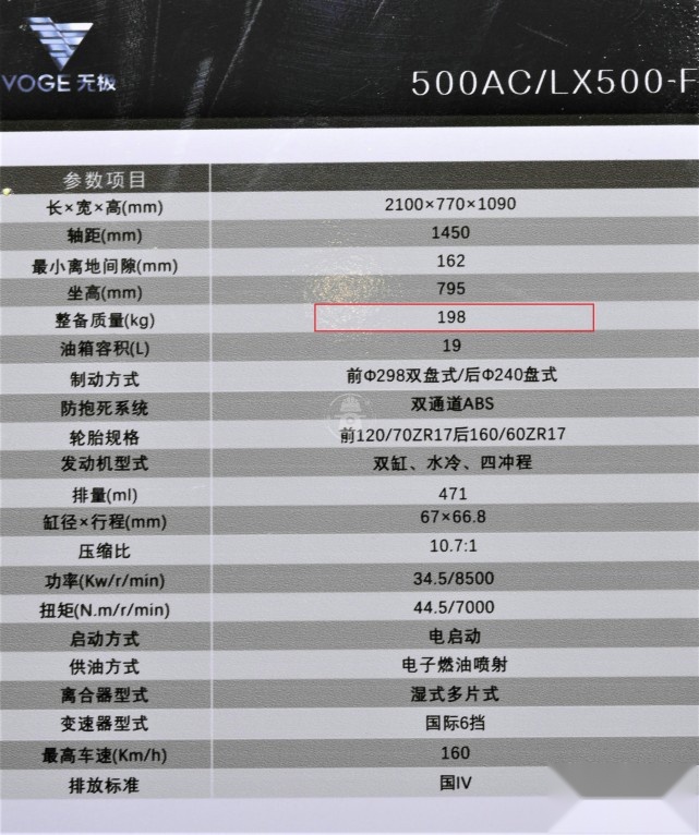 新车爆料：无极500AC申报完成 减重10公斤？