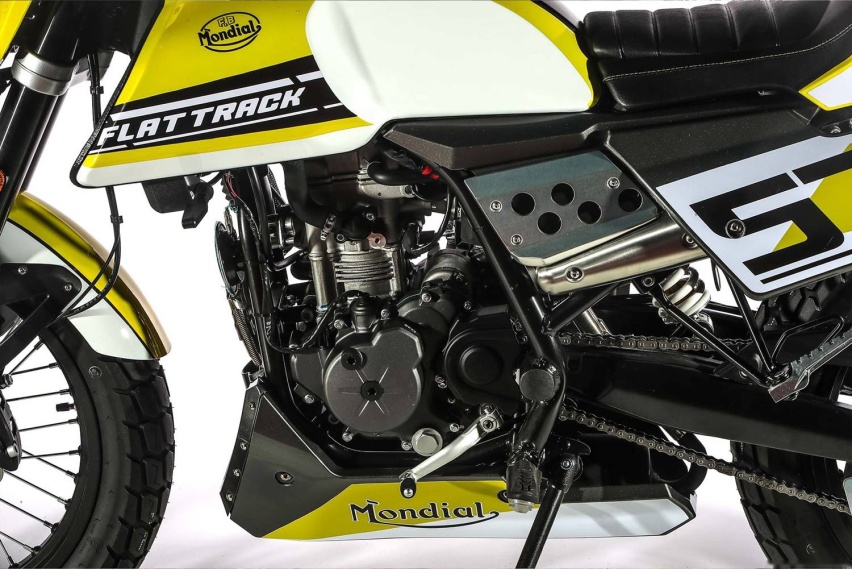 TFT全彩仪表、40mm倒叉，Flat Track 125