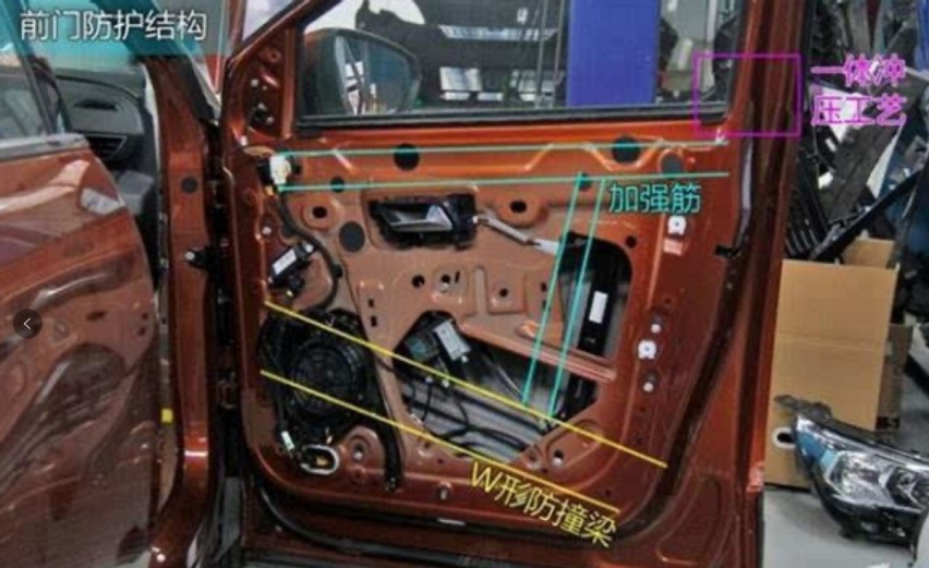 标致全新4008 VS皓影车门防撞梁测试：标致用料突破上限