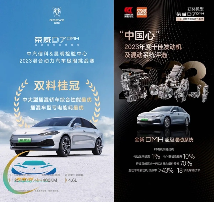 年终限时“抄底价”10.98万起 荣威D7 DMH订单已破万
