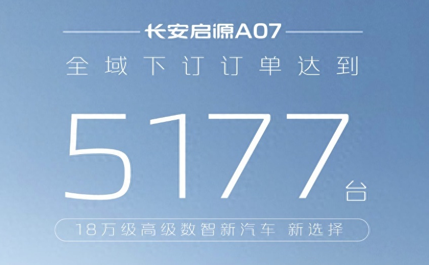 B+级新能源车价格屠夫来了！15.59万起，长安启源A07真香？