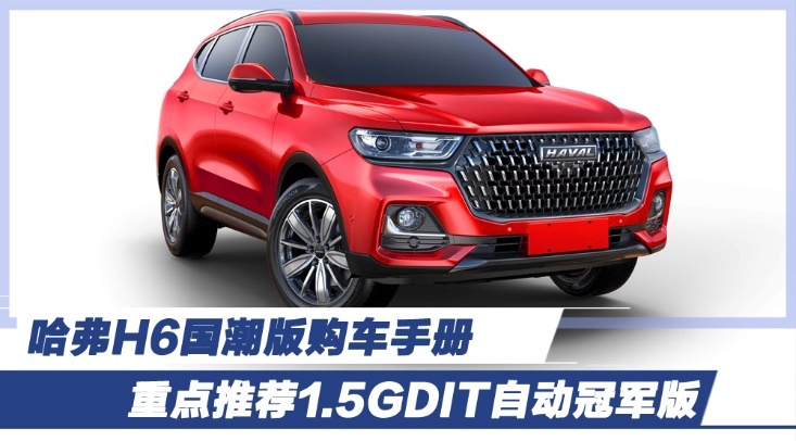 哈弗H6国潮版购车手册 重点推荐1.5GDIT自动冠军版