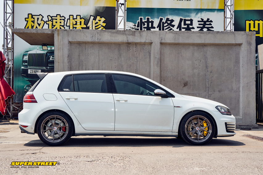 颜值提升 走街利器 高尔夫GTI改装INSPEED刹车套件