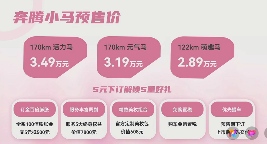 趣味十足奔腾小马：纯电车界的清新活力！
