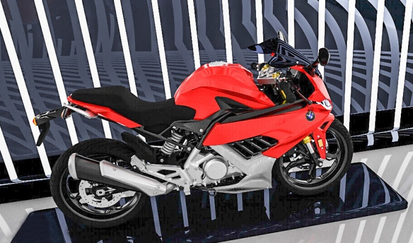 宝马G310RR完整设计图曝光 小号S1000RR跑车喜欢吗