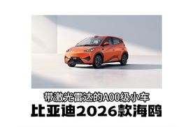 比亚迪2026款海鸥放大招：把激光雷达干成白菜价！
