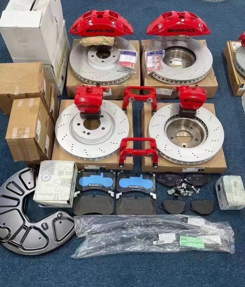 奔驰G350/G500升级改装G63原厂AMG红色刹车正品代理原装卡钳