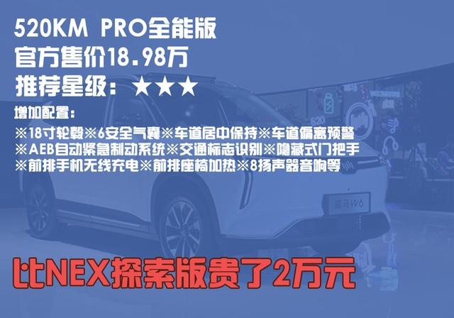 可无人自主泊车，20万元买威马W6，哪款更值得买？