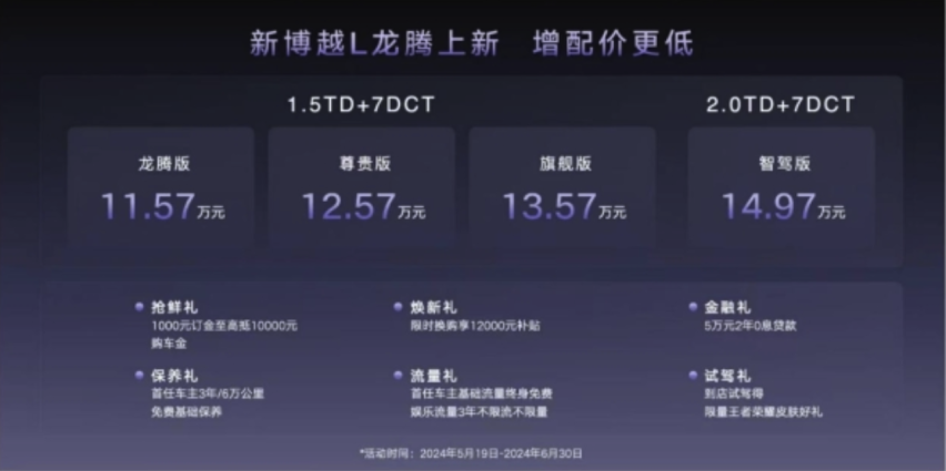 吉利新博越L：智能化时代的四大王牌，满足你的多元化用车需求