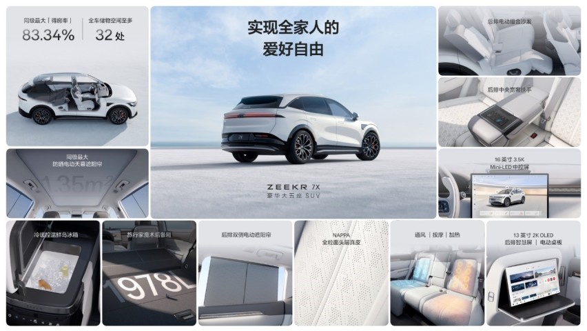 22.99万元起，极氪7X用诚意的价格打造豪华大五座SUV