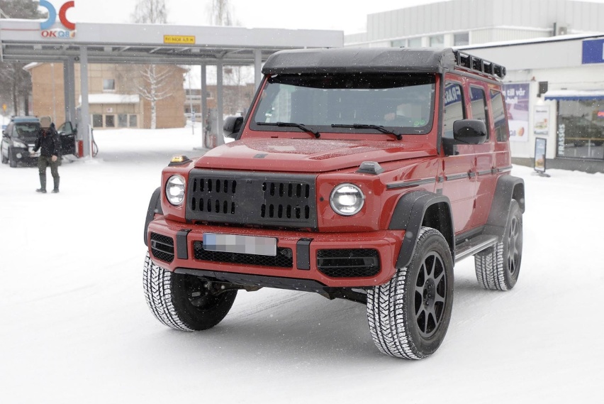 离地450mm，577马力，新款奔驰AMG G63 4×4²要来了！