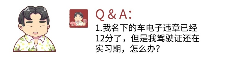 驾照实习期被扣12分 请问我还有救吗？