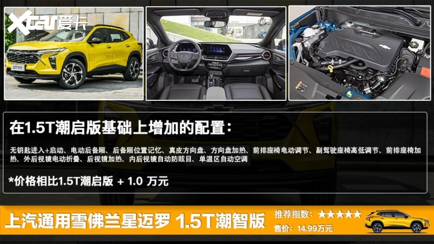 上汽通用雪佛兰星迈罗正式上市 售13.99万起，五款车型哪款更值？