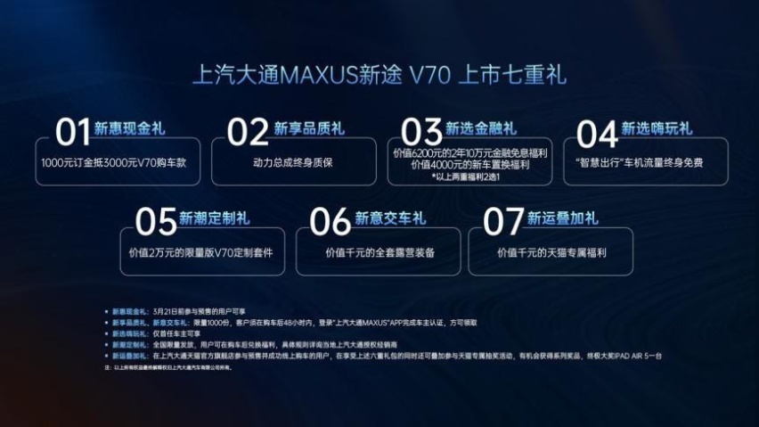 “中国轻客第一品牌”再树行业新标杆，上汽大通MAXUS新途 V70上市