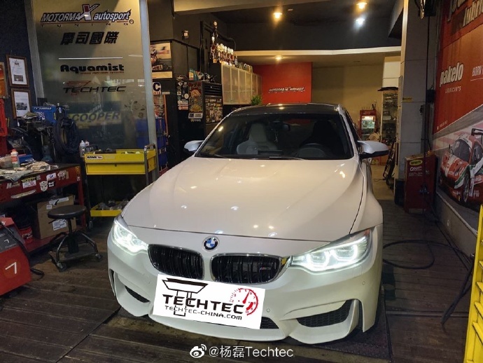 宝马F80 M3改装德国Techtec刷电脑刷ECU改装电脑