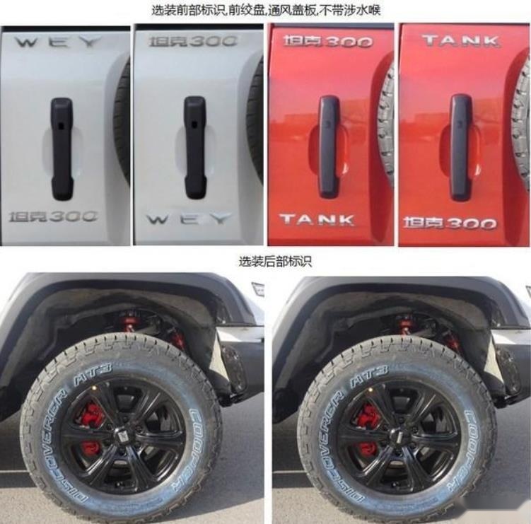 坦克300新车型申报图曝光 换装方形全新logo/配涉水喉