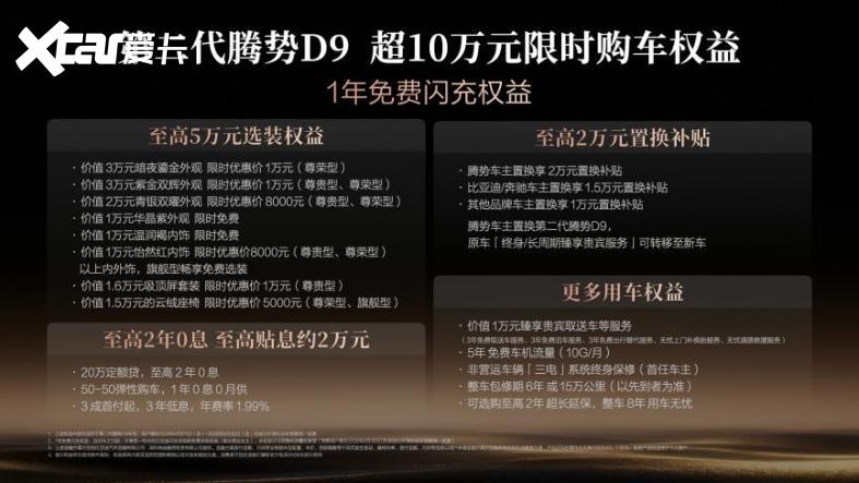 上市价35.98万元起 第二代腾势D9带来九大新迭代