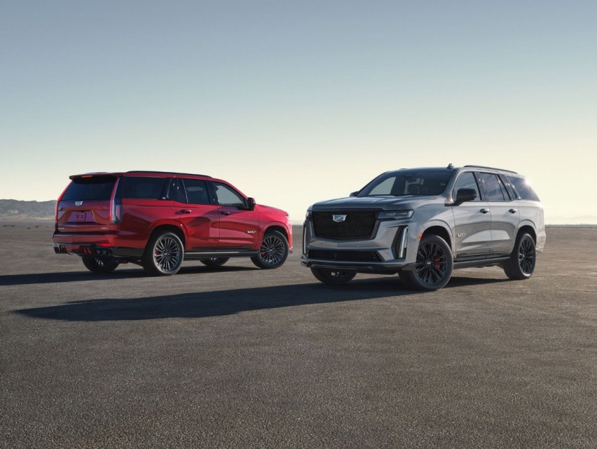 2023款凯迪拉克凯雷德V系列图曝光！搭载6.2L V8发动机