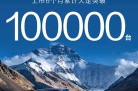 问界M9上市6个月大定突破10万辆