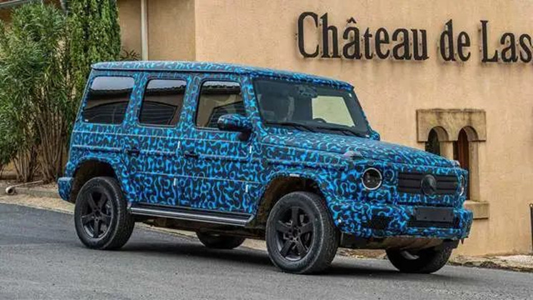 電動大G來了,四輪電機可以原地打轉,奔馳EQG原型車路試曝光 電動大G來了,四輪電機可以原地打轉,奔馳EQG原型車路試曝光