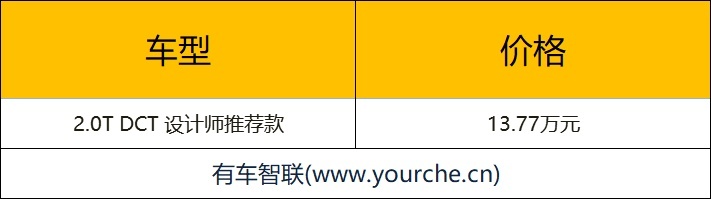 吉利星瑞设计师推荐款将于10月11日开抢 售价13.77万元