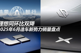 2025年6月造车新势力销量盘点：理想同环比双降