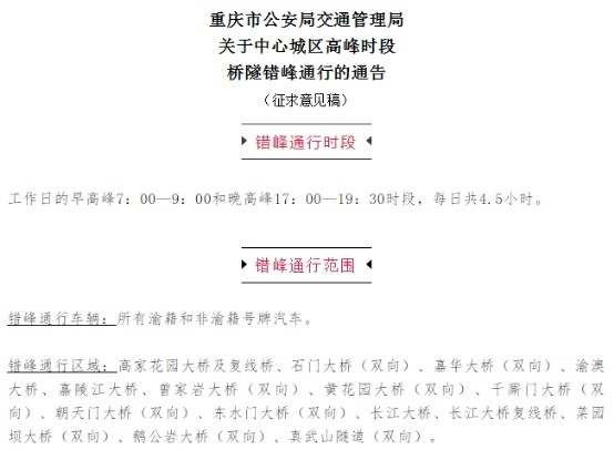3月1日起重庆限行 哪些新能源车不受限？