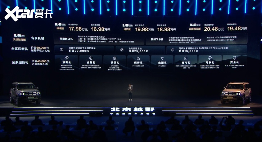 BJ40增程元境智行版上市 限时焕新价19.48万元