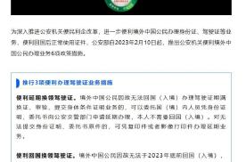 公安部推行3项便利办理驾驶证业务措施 方便境外中国公民