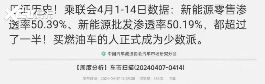 销量惊人！7月新能源汽车渗透率突破50%，绿牌正式成为多数派