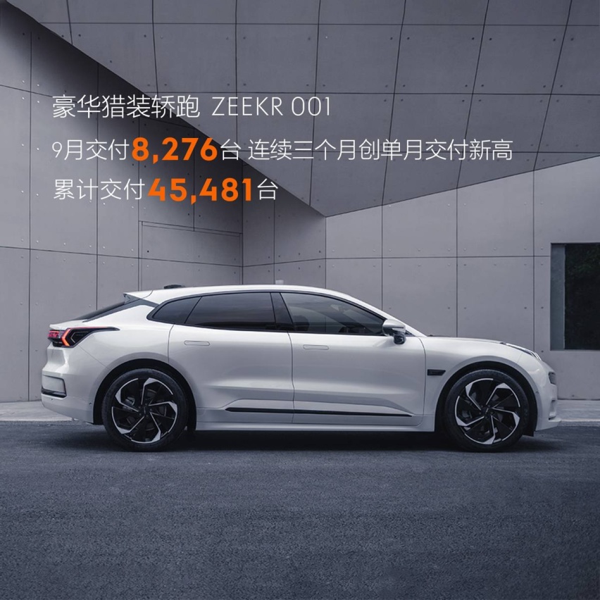 BBA“劲敌”出现了！极氪001 9月战绩数据过于出色