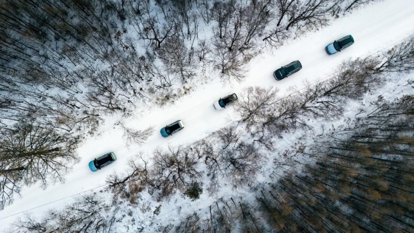 试驾官丨冰雪试驾大众揽境＆揽巡，大块头也能有飘逸走位？