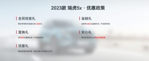 年终奖到手，预算6万就买2023款瑞虎5x，有实力，更省钱