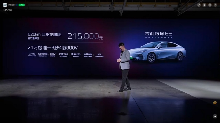 吉利银河E8龙腾版到底香不香？性能强悍，价格是真香！