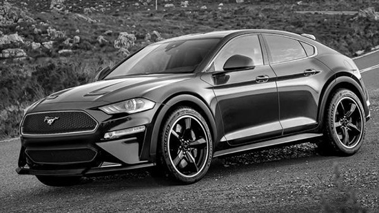 福特Mustang电动SUV效果图曝光！这个前脸很野马！