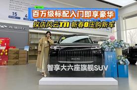 百万级标配入门即享豪华 探店风云T11 新春0压购新车