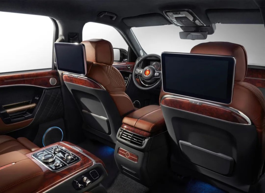 红旗LS7官图发布 4.0T+V8 车长接近5.7米比劳斯莱斯大