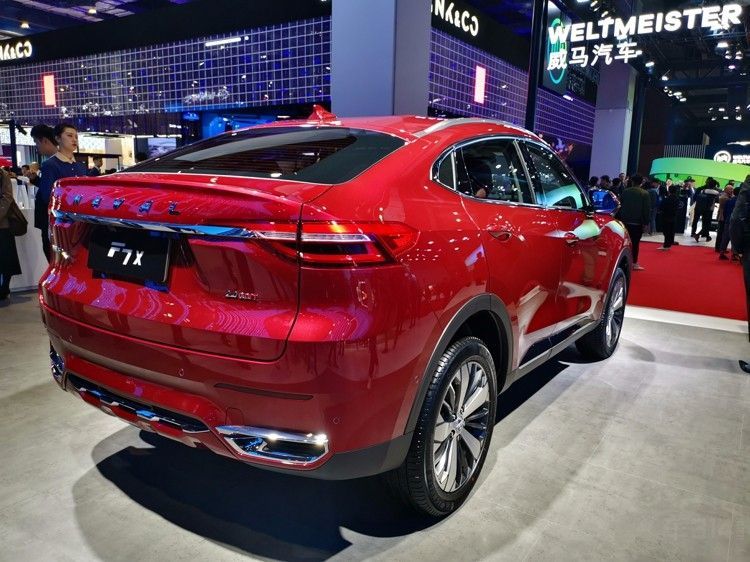 没有抄袭的轿跑SUV  哈弗F7x亮相上海车展